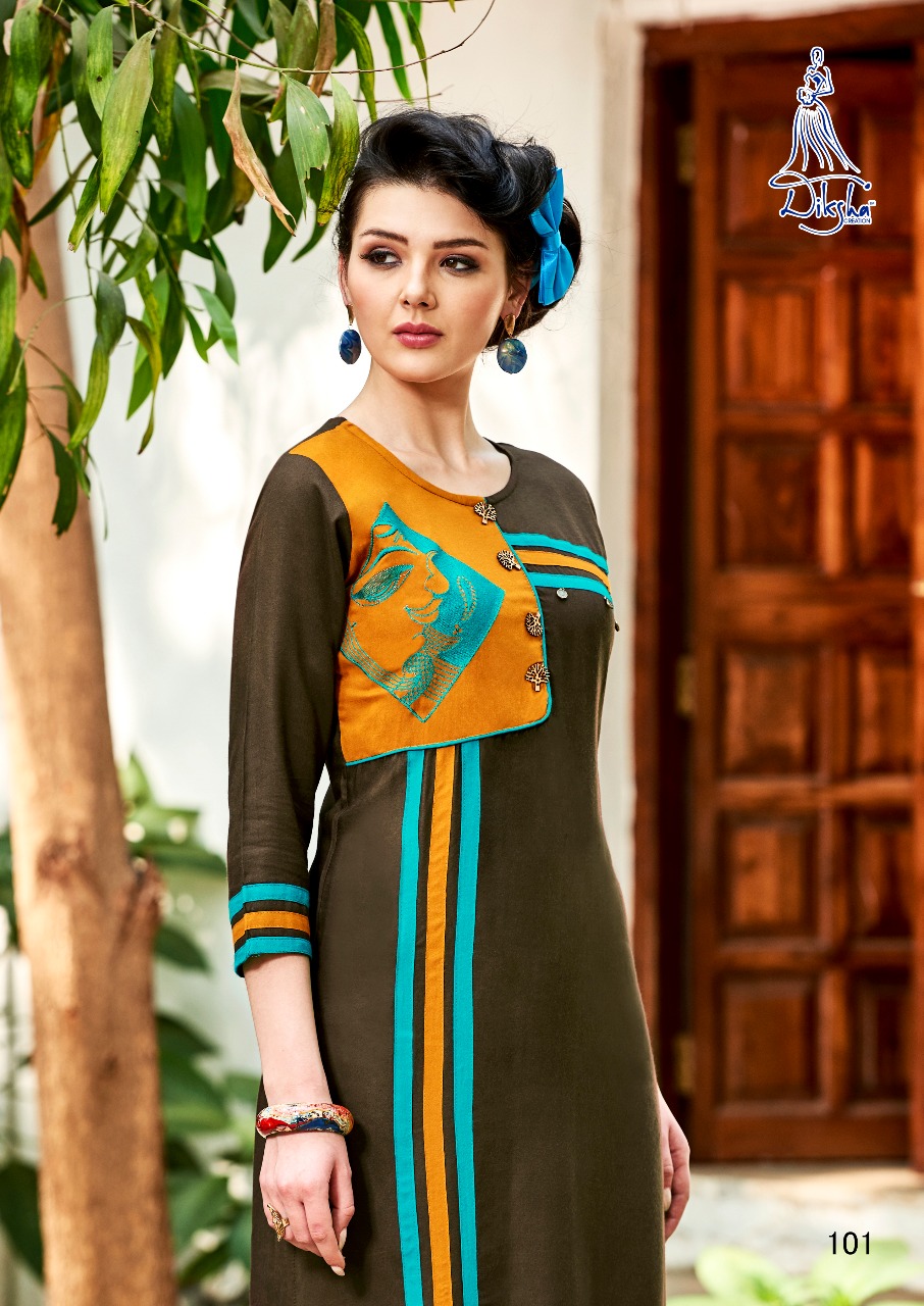 Raahi  Vol 1 By Diksha Fashion  101 To 1012 Series Beautiful Stylish Colorful Fancy Ethnic Wear & Casual Wear Rayo Kurtis At Wholesale Price