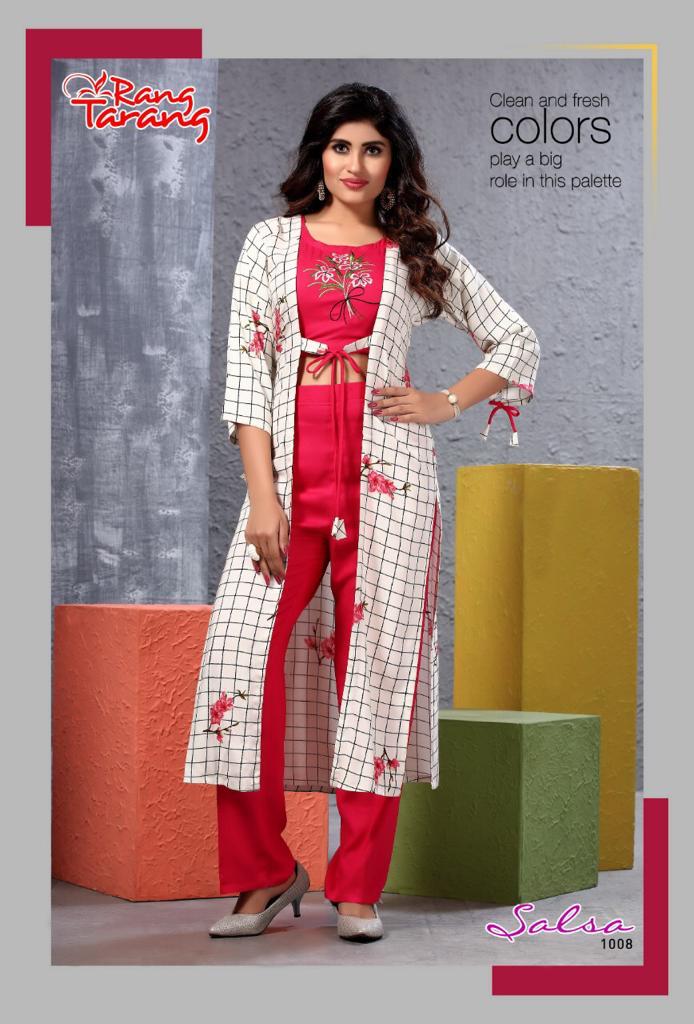 Salsa By Rihanna 1001 To 1010 Series Stylish Fancy Beautiful Colorful Casual Wear & Ethnic Wear Crepe Silk Kurtis/gowns At Wholesale Price