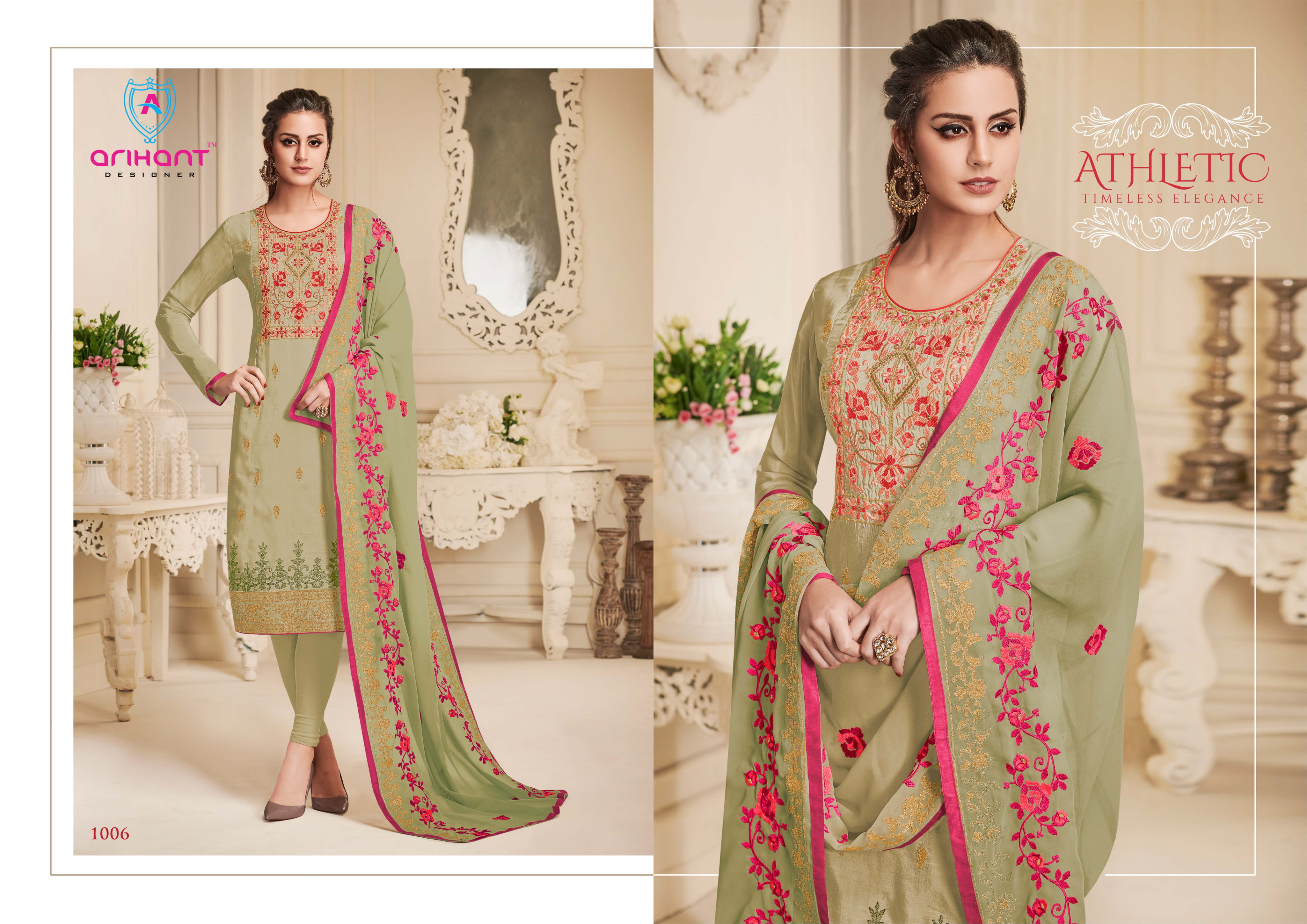 Sanaya Vol-2 By Arihant Designer 1006 To 1010 Series Indian Traditional Wear Collection Beautiful Stylish Fancy Colorful Party Wear & Occasional Wear Pure Upada Silk At Wholesale Price