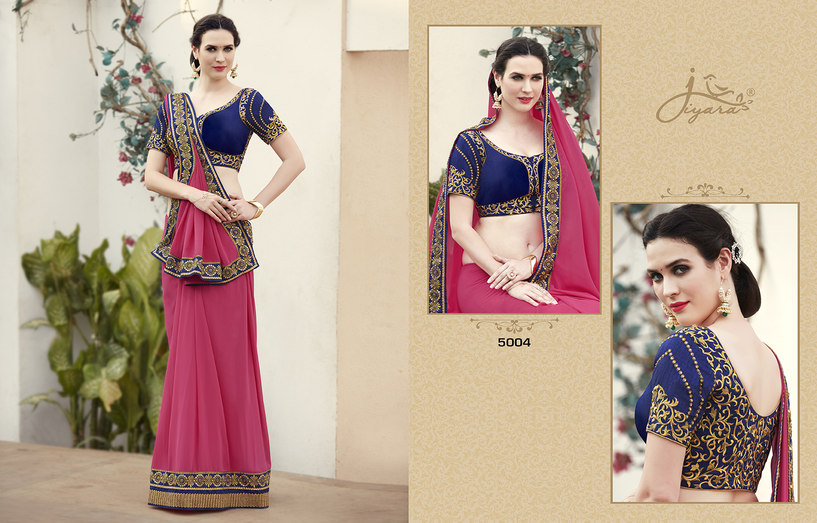Silver Vol-1 By Gulzar 5001 To 5006 Series Designer Wedding Collection Beautiful Traditional Wear Colorful Stylish Fancy Party Wear & Occasional Wear Georgette Embroidered Sarees At Wholesale Price