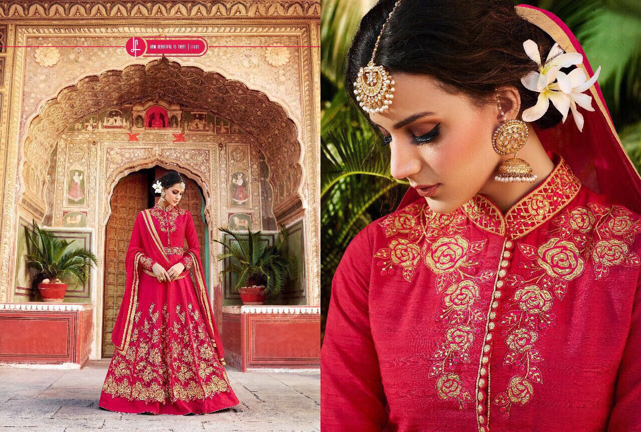 Sale Aafren Aadira By Leo Fashion Designer Indian Beautiful Colorful Wedding Collection Party Wear & Occasional Wear Silk Embroidered Dresses At Wholesale Price