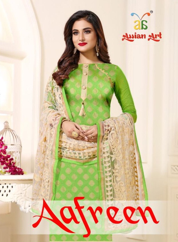 Aafreen By Assian Art 1001 To 1008 Series Indian Traditional Wear Collection Beautiful Stylish Fancy Colorful Party Wear & Occasional Wear Banarasi Jacquard Dresses At Wholesale Price