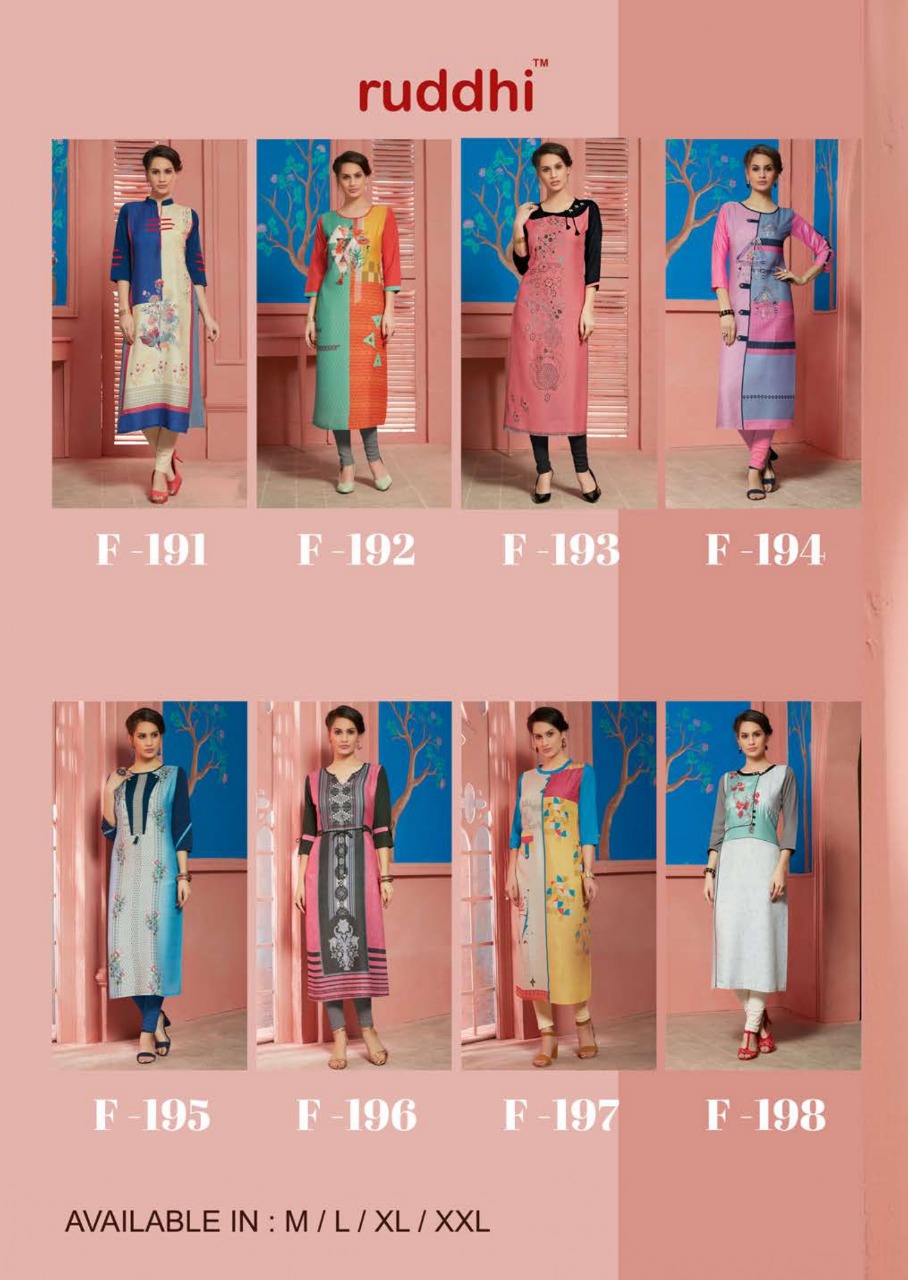 Aalya By Feminista 191 To 198 Series Beautiful Stylish Fancy Colorful Casual Wear & Ethnic Wear & Ready To Wear Muslin Kurtis At Wholesale Price
