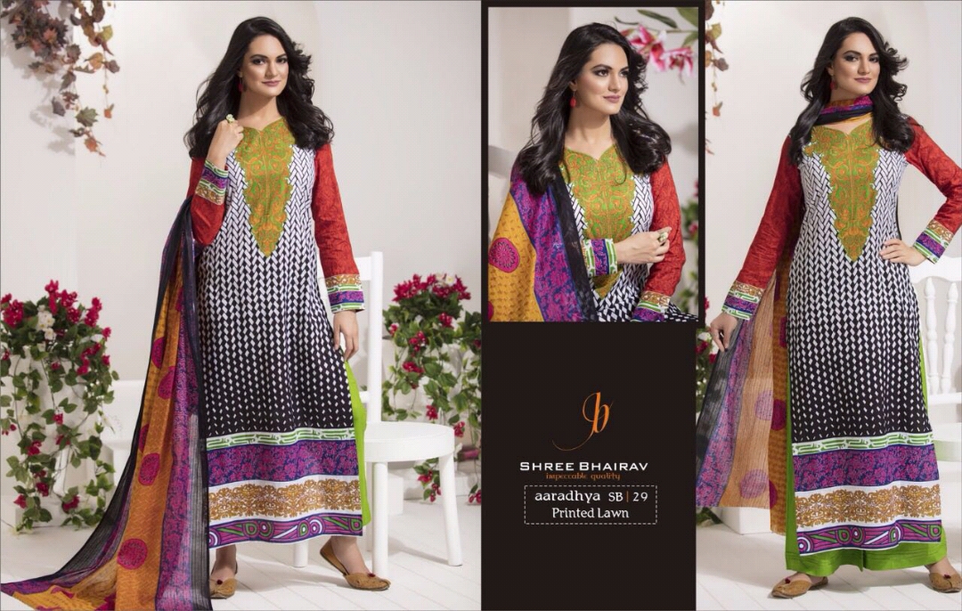 Aaradhya Vol-2 By Shree Bhairav 21 To 32 Series Beautiful Stylish Colorful Fancy Casual Wear & Ethnic Wear Collection Lawn Cotton Printed Dresses At Wholesale Price