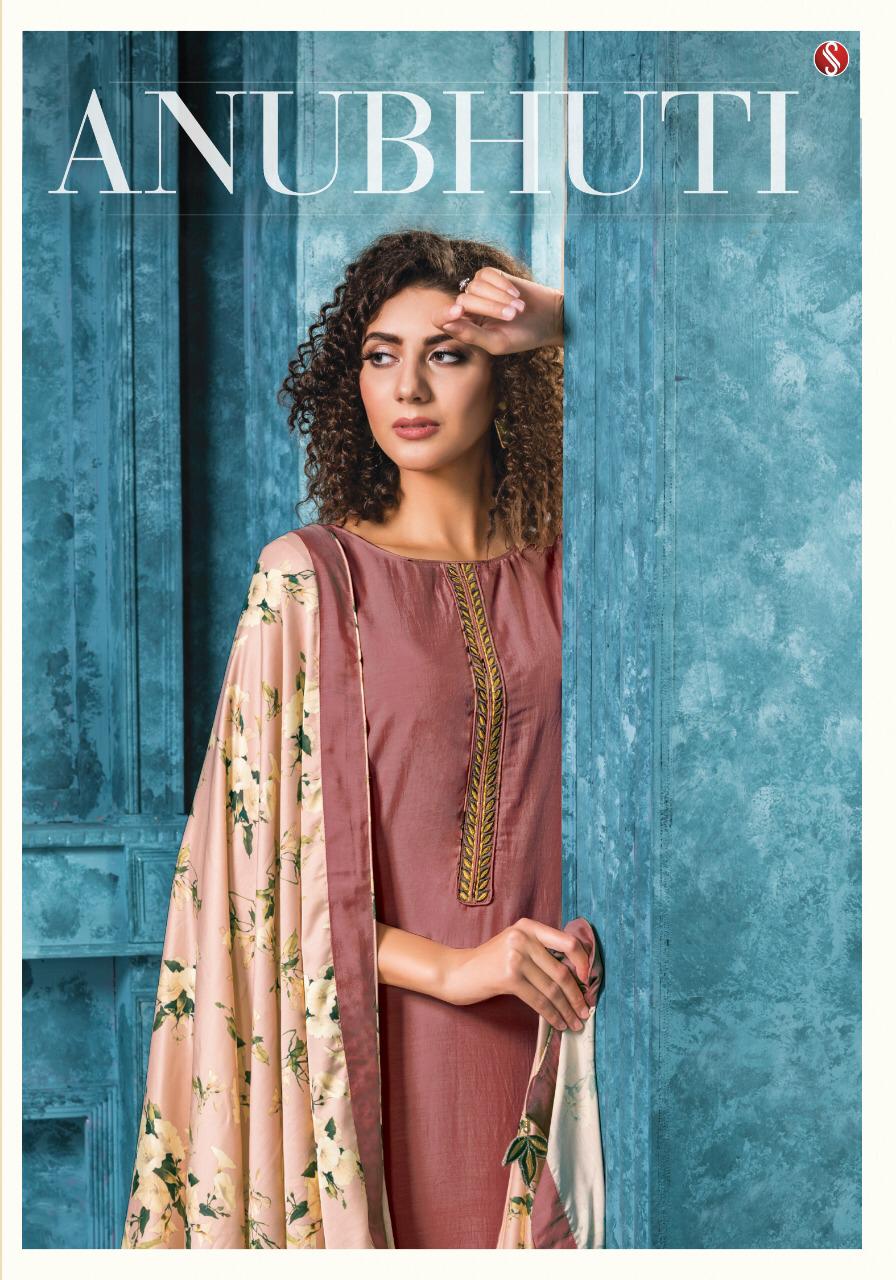 Anubhuti By Sri 840 To 846 Series Beautiful Stylish Colorful Fancy Party Wear & Ethnic Wear Pure Viscose Muslin Dresses At Wholesale Price