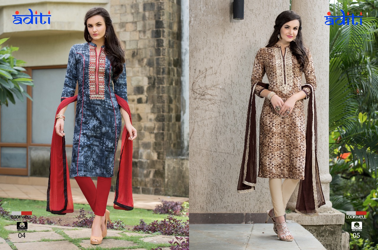 Aditi By Lookwell 01 To 06 Series Pakistani Suits Beautiful Stylish Fancy Colorful Designer Party Wear & Ethnic Wear Pure Cotton Dresses At Wholesale Price