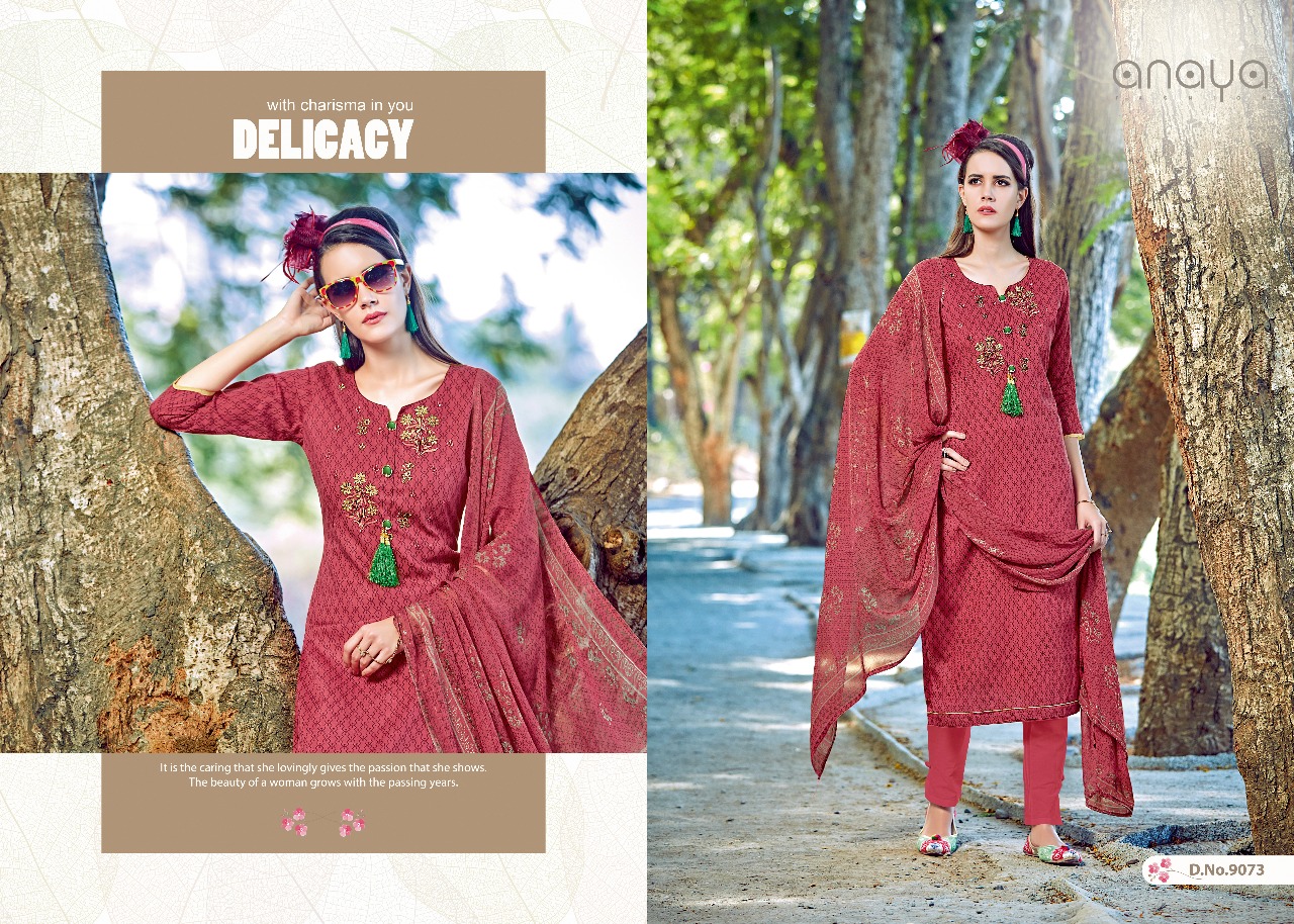 Afreen By Anaya 9071 To 9080 Series Beautiful Collection Suits Stylish Fancy Colorful Casual Wear & Ethnic Wear Satin Digital Printed Dresses At Wholesale Price