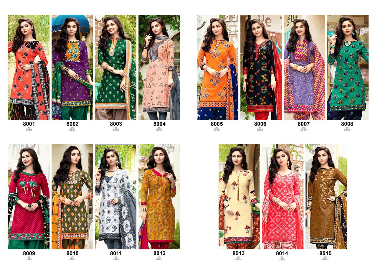 Akira Vol-8 By Jt  8001 To 8015 Series Beautiful Stylish Fancy Colorful Party Wear & Occasional Wear Cotton Printed Dress At Wholesale Price