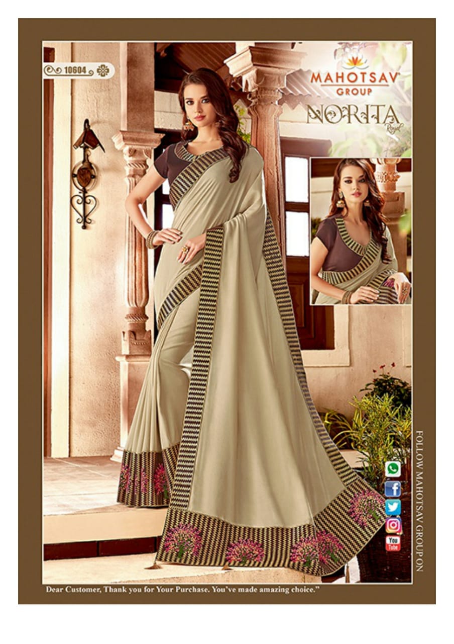 Alankrita By Mahotsav Creation Indian Designer Traditional Wear Collection Beautiful Stylish Fancy Colorful Party Wear & Occasional Wear Fancy Embroidered Sarees At Wholesale Price