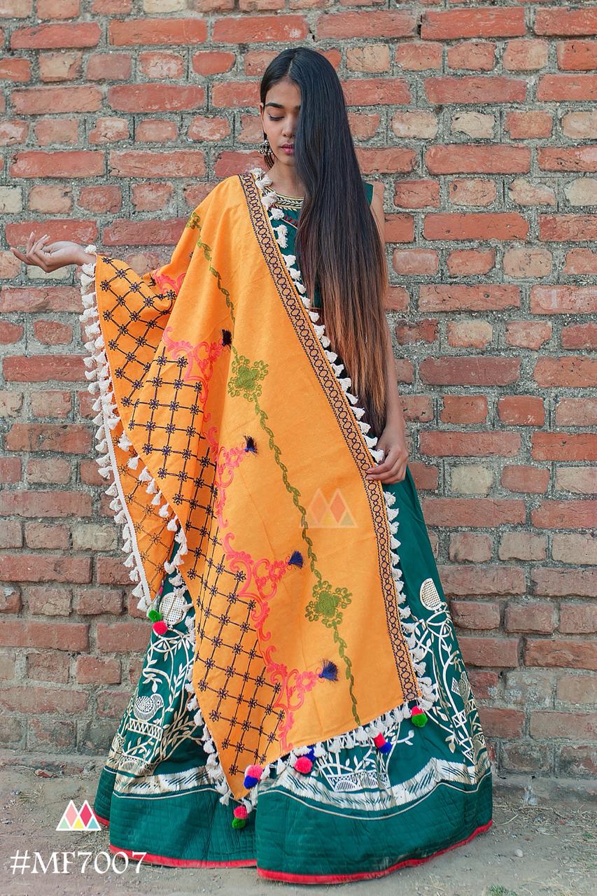 Albeli By Mesmora 7001 To 7014 Series Beautiful Stylish Fancy Designer Party Wear & Ethnic Wear & Ready To Wear Khadi Cotton Dupatta At Wholesale Price