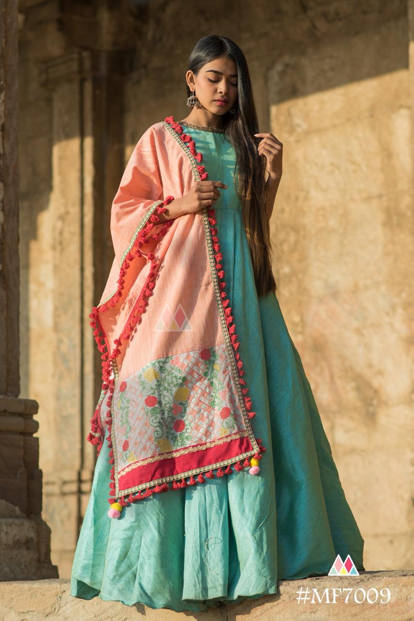 Albeli By Mesmora 7001 To 7014 Series Beautiful Stylish Fancy Designer Party Wear & Ethnic Wear & Ready To Wear Khadi Cotton Dupatta At Wholesale Price