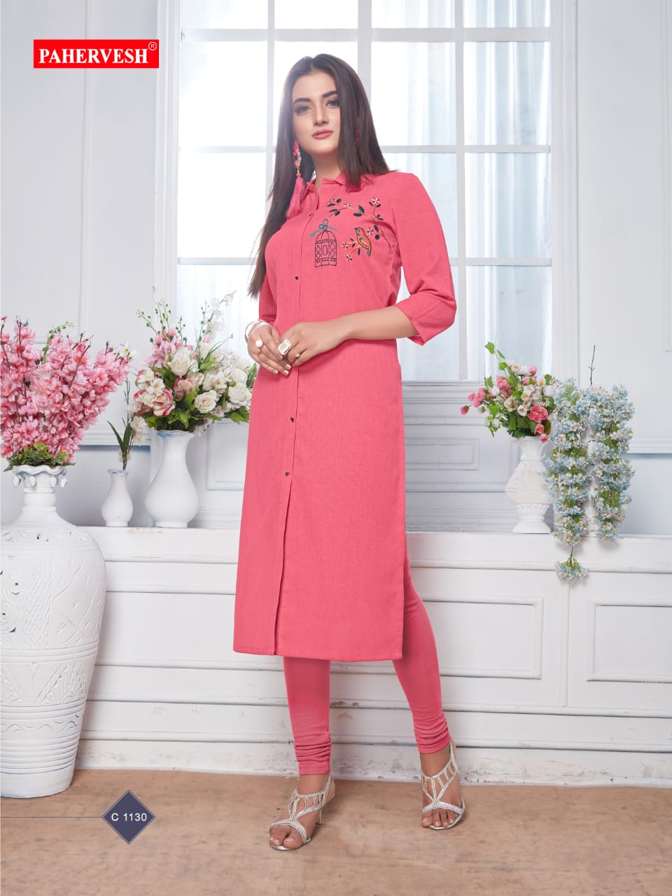 Albeli Vol-1 By Pahervesh Beautiful Designer Colorful Stylish Fancy Casual Wear & Ethnic Wear & Ready To Wear Fancy Cotton Kurtis At Wholesale Price