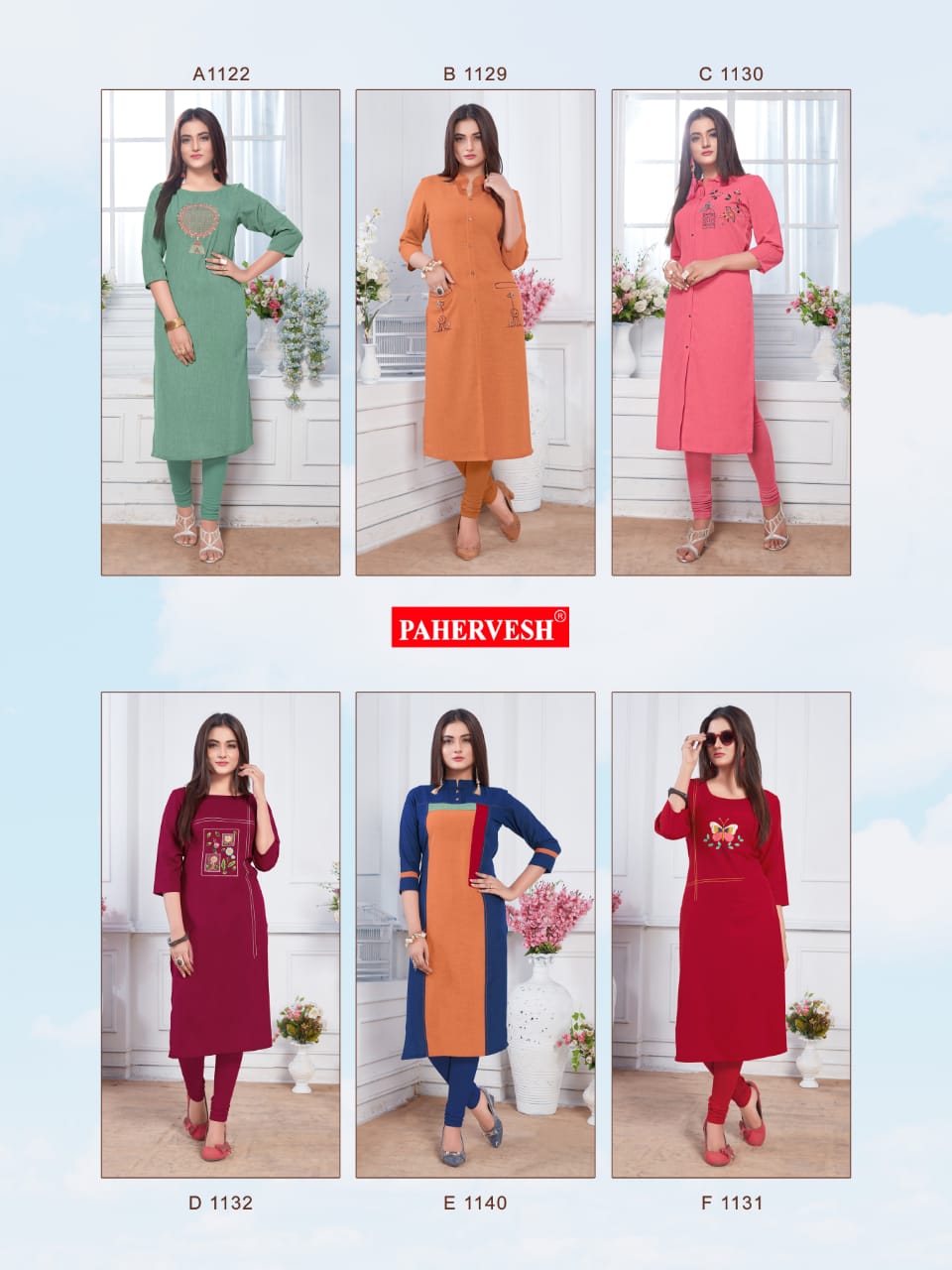 Albeli Vol-1 By Pahervesh Beautiful Designer Colorful Stylish Fancy Casual Wear & Ethnic Wear & Ready To Wear Fancy Cotton Kurtis At Wholesale Price