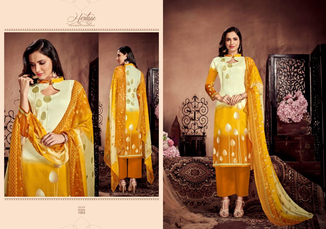 Alinaa Vol-13 By Ritu International 1001 To 1010 Series Designer Beautiful Fancy Colorful Stylish Wedding Wear Collection Party Wear & Occasional Wear Pure Glace Cotton Digital Style Print  Dresses At Wholesale Price