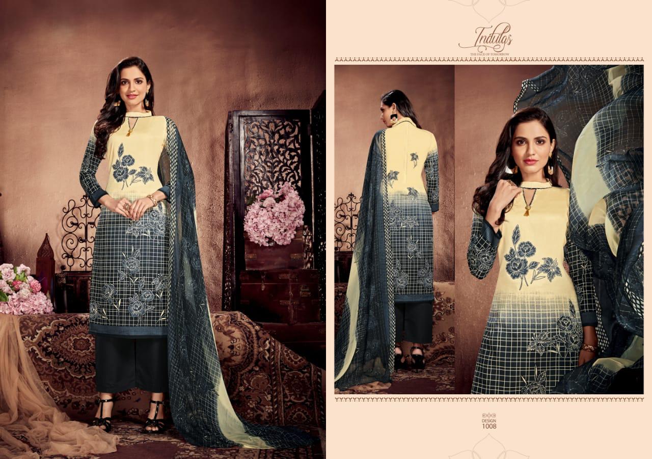 Alinaa Vol-13 By Ritu International 1001 To 1010 Series Designer Beautiful Fancy Colorful Stylish Wedding Wear Collection Party Wear & Occasional Wear Pure Glace Cotton Digital Style Print  Dresses At Wholesale Price