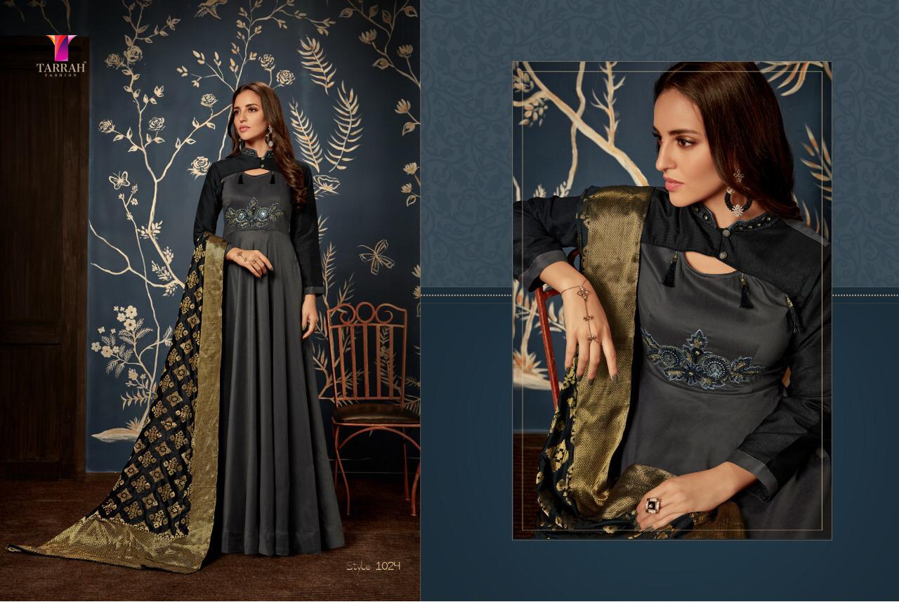 Alinaa Vol-3 By Tarrah Fashion 1017 To 1024 Series Designer Bridal Wear Collection Beautiful Stylish Fancy Colorful Party Wear & Occasional Wear Tapeta Silk Dresses/ Gowns At Wholesale Price