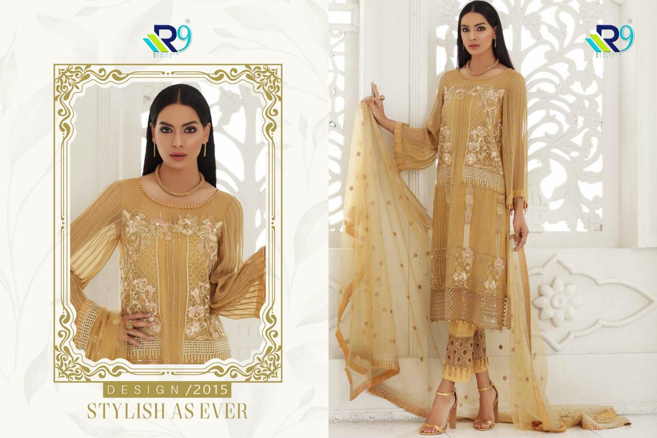 Amaya By R9 2013 To 2016  Series Beautiful Pakistani Suits Stylish Fancy Colorful Party Wear & Ethnic Wear Collection Georgette Embroidered Dresses At Wholesale Price