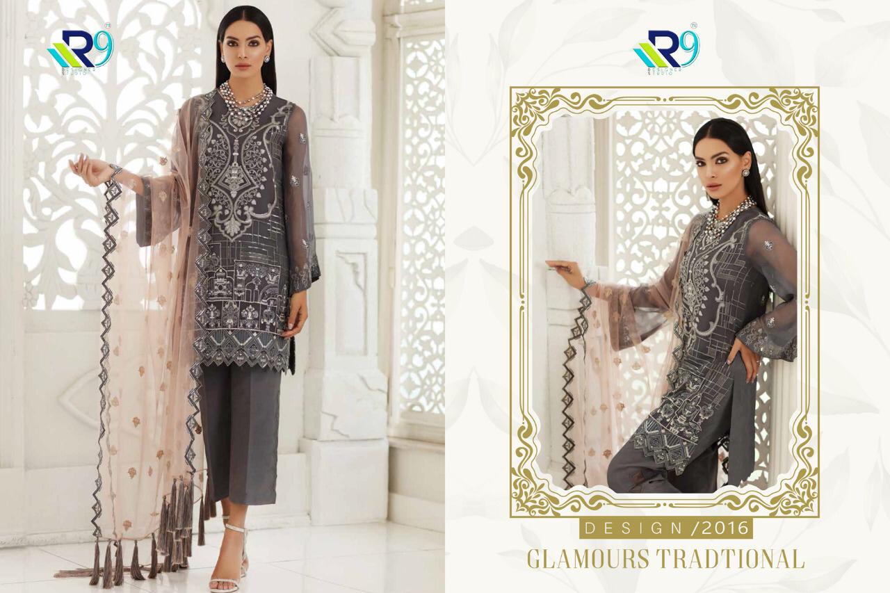 Amaya By R9 2013 To 2016  Series Beautiful Pakistani Suits Stylish Fancy Colorful Party Wear & Ethnic Wear Collection Georgette Embroidered Dresses At Wholesale Price