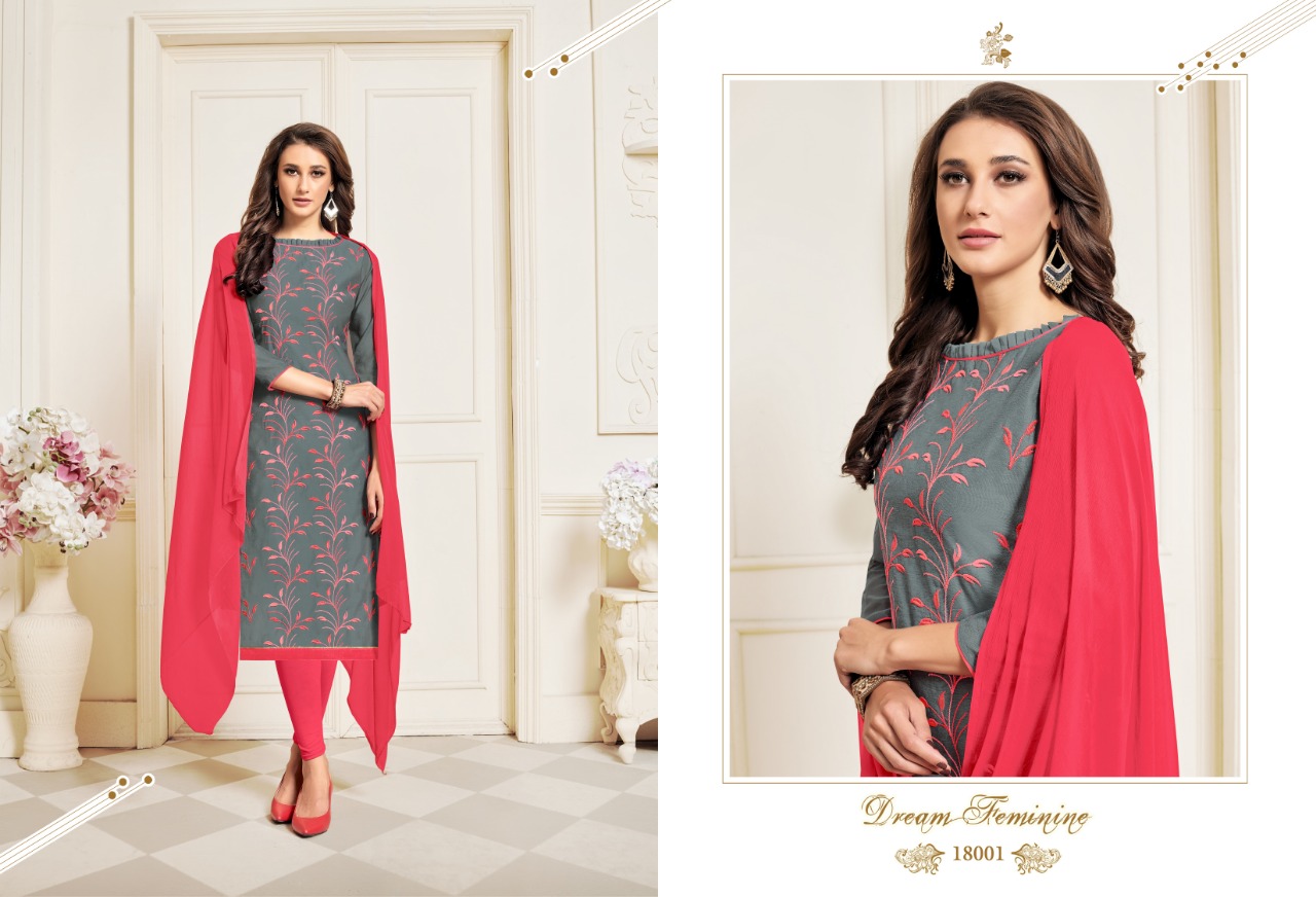 Amazing Vol-6 By Assian Arts 18001 To 18016 Series Beautiful Stylish Fancy Colorful Designer Party Wear & Ethnic Wear Chanderi Silk Dresses At Wholesale Price