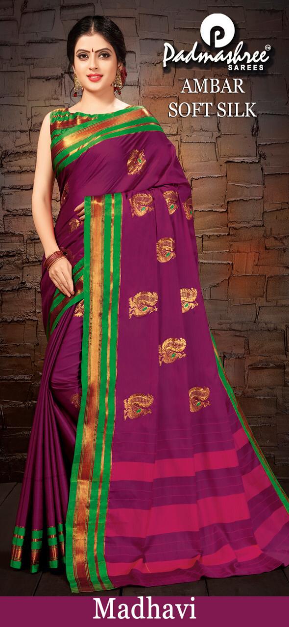 Red and Blue Jay color silk sarees with soft silk woven saree with zari  woven design -