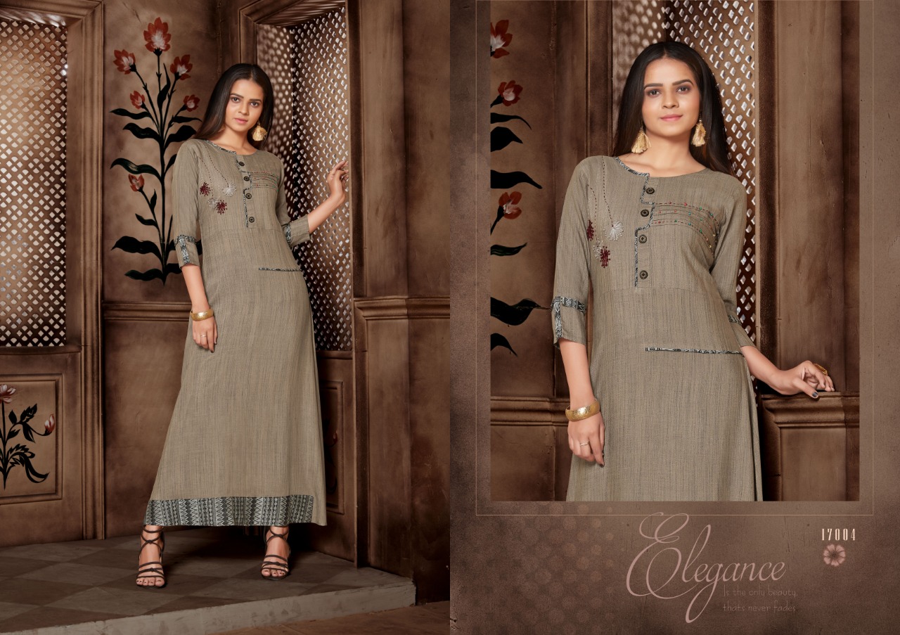 Amisa Chapter-2 By Kaamiri 17001 To 17007 Series Stylish Fancy Beautiful Colorful Casual Wear & Ethnic Wear Cotton Slub Print Kurtis At Wholesale Price