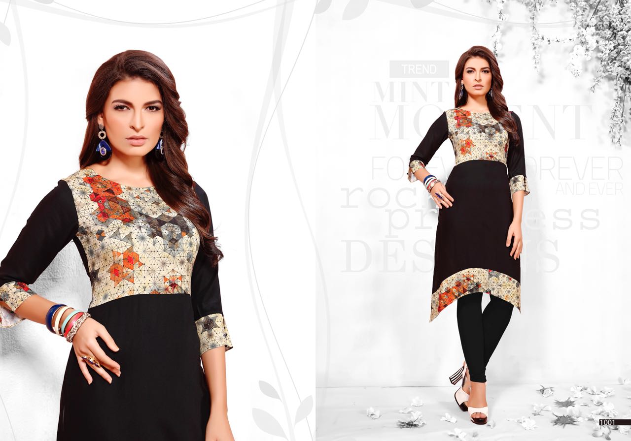 Anasha By Shubh Nx 1001 To 1009 Series Beautiful Stylish Fancy Colorful Casual Wear & Ethnic Wear Rayon Printed Kurtis At Wholesale Price