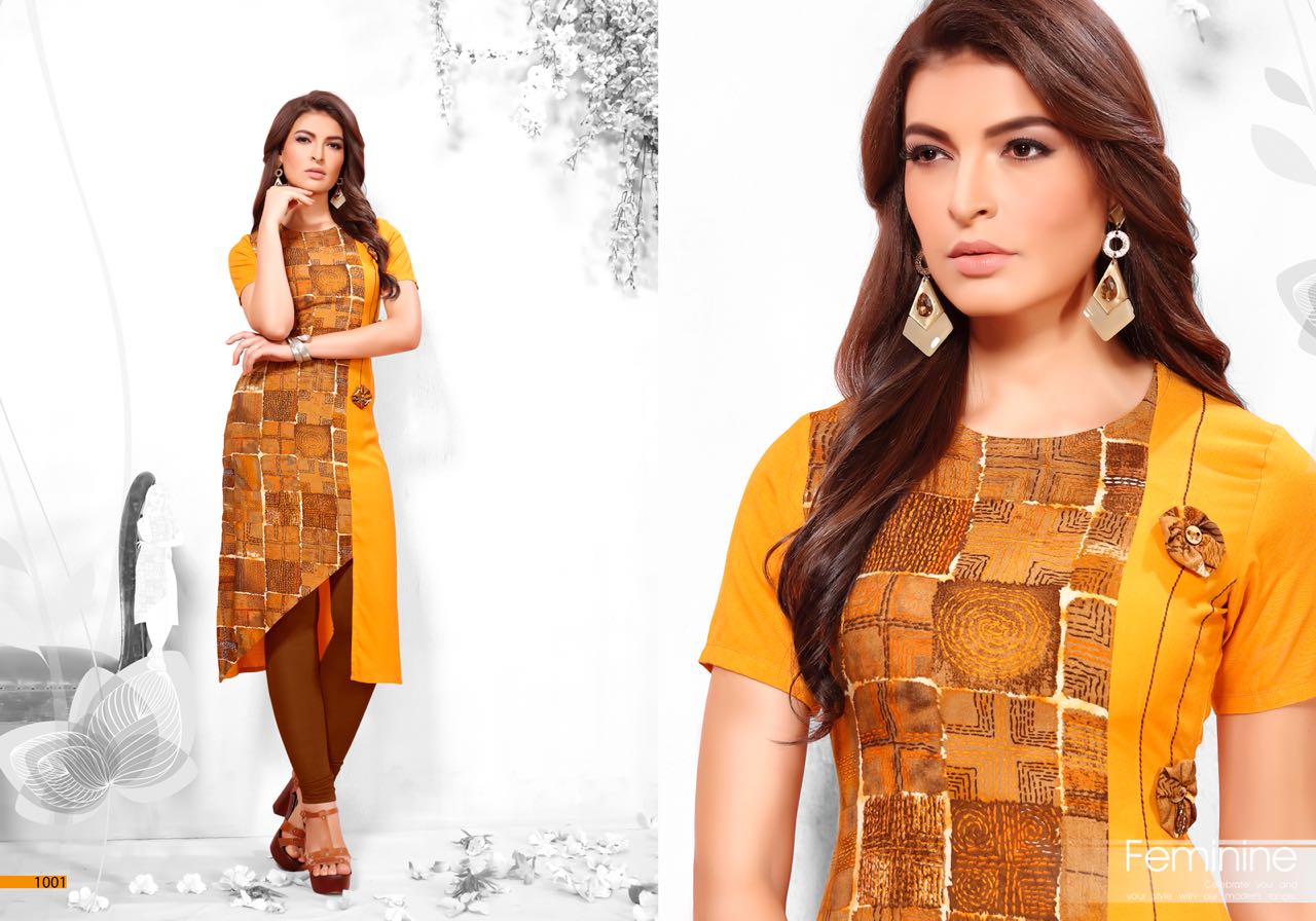 Anasha By Shubh Nx 1001 To 1009 Series Beautiful Stylish Fancy Colorful Casual Wear & Ethnic Wear Rayon Printed Kurtis At Wholesale Price