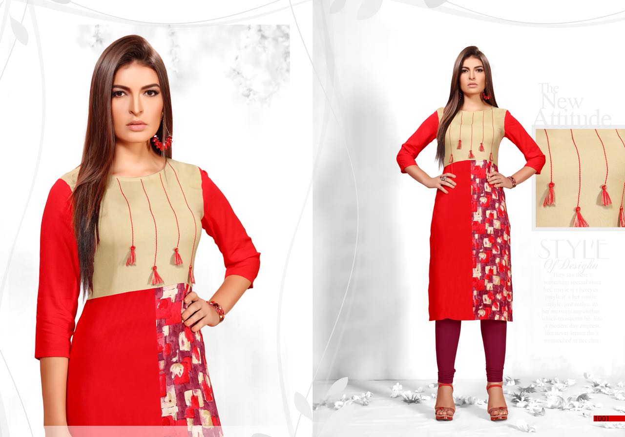 Anasha By Shubh Nx 1001 To 1009 Series Beautiful Stylish Fancy Colorful Casual Wear & Ethnic Wear Rayon Printed Kurtis At Wholesale Price