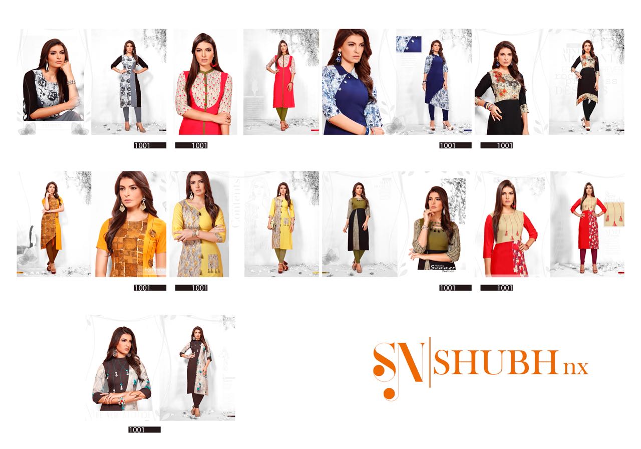 Anasha By Shubh Nx 1001 To 1009 Series Beautiful Stylish Fancy Colorful Casual Wear & Ethnic Wear Rayon Printed Kurtis At Wholesale Price