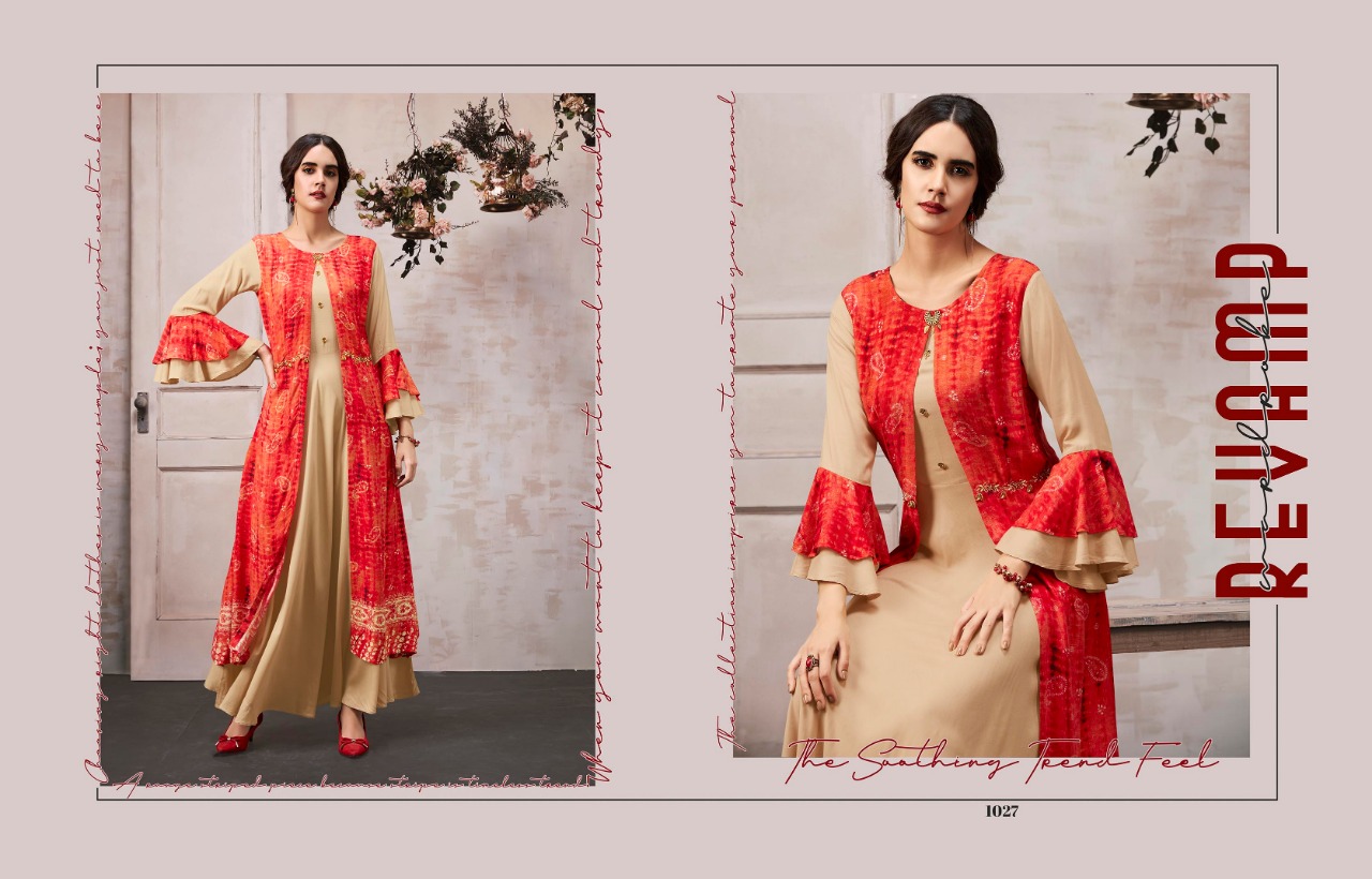 Anaya By Kajree Fashion 1021 To 1027 Series Designer Wear Collection Beautiful Stylish Fancy Colorful Party Wear & Occasional Wear Soft Silk Print And Chanderi Printed  Gowns At Wholesale Price