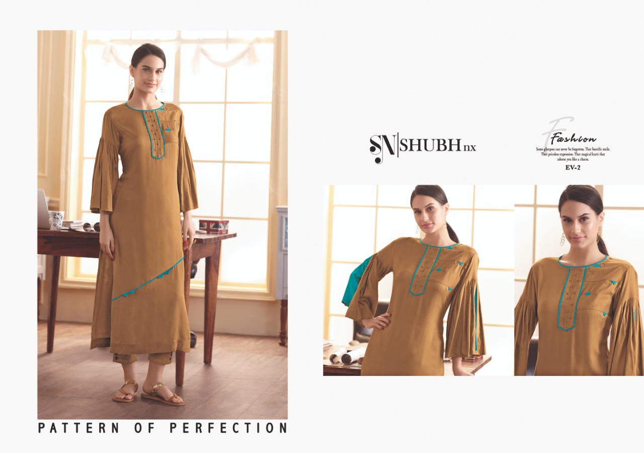 Andy Vol-1 By Shubh Nx 1 To 6 Series Stylish Fancy Beautiful Colorful Casual Wear & Ethnic Wear Rayon Printed Kurtis At Wholesale Price