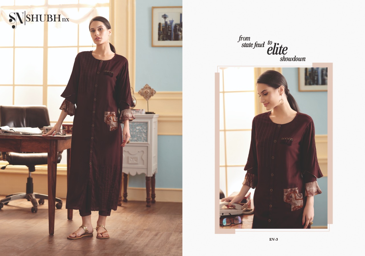 Andy Vol-1 By Shubh Nx 1 To 6 Series Stylish Fancy Beautiful Colorful Casual Wear & Ethnic Wear Rayon Printed Kurtis At Wholesale Price