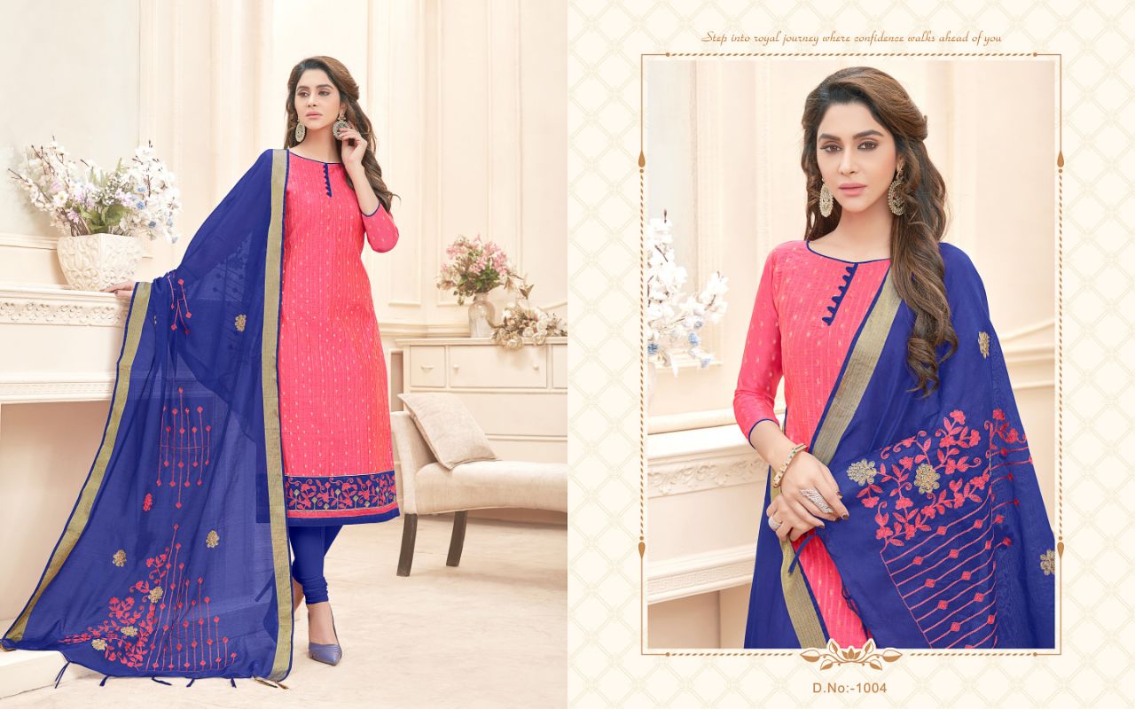 Angel By Shri Mahavir Fashion 1001 To 1012 Series Beautiful Stylish Fancy Colorful Party Wear & Ethnic Wear Modal Butti With Pintex Dresses At Wholesale Price