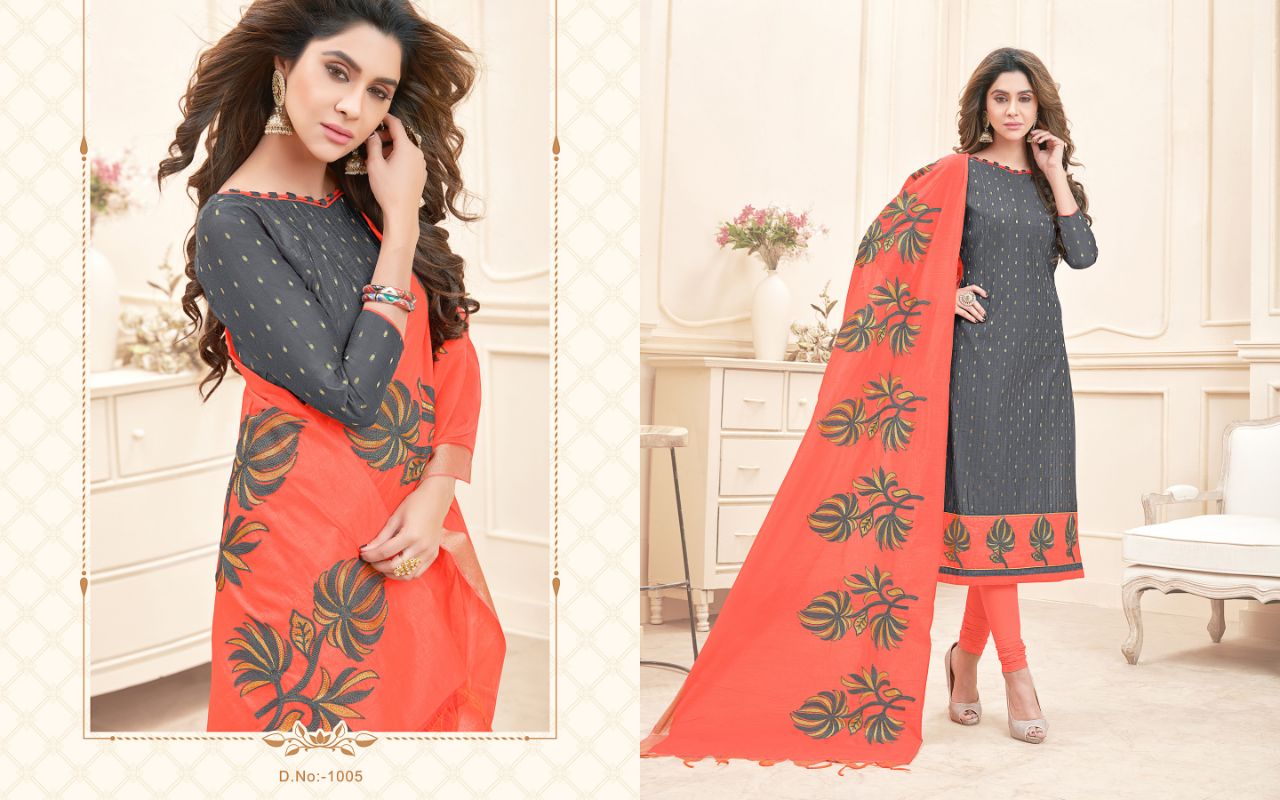 Angel By Shri Mahavir Fashion 1001 To 1012 Series Beautiful Stylish Fancy Colorful Party Wear & Ethnic Wear Modal Butti With Pintex Dresses At Wholesale Price