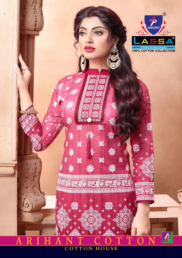 Arihant Cotton By Ap Dresses 8001 To 8010 Series Beautiful Suits Stylish Fancy Colorful Casual Wear & Ethnic Wear Karachi Cotton Printed Dresses At Wholesale Price