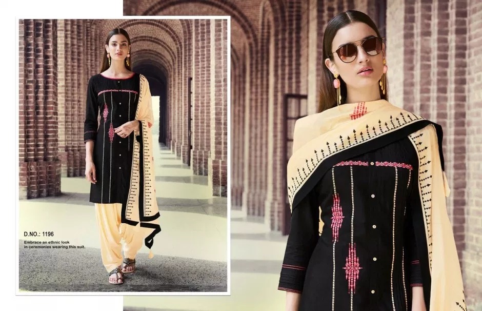 Arties By Patiala Vol-2 By Kajree Fashion 1191 To 1199 Series Beautiful Suits Stylish Colorful Fancy Casual Wear & Ethnic Wear Flex Rayon With Embroidery Work Dresses At Wholesale Price