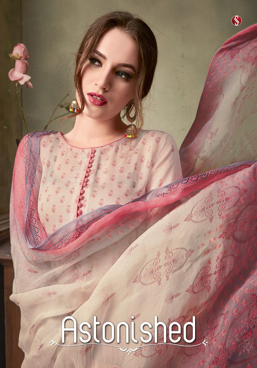 Astonished By Saanjh 1053 To 1059 Series Beautiful Stylish Designer Printed And Embroidered Party Wear Occasional Wear Fine Cotton Silk With Hand Work Dresses At Wholesale Price