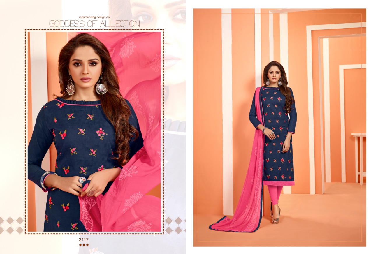 Baby Don Vol-21 By Ravi Creation 2017 To 2130 Series Beautiful Suits Stylish Fancy Colorful Casual Wear & Ethnic Wear Jacquard Printed Dresses At Wholesale Price