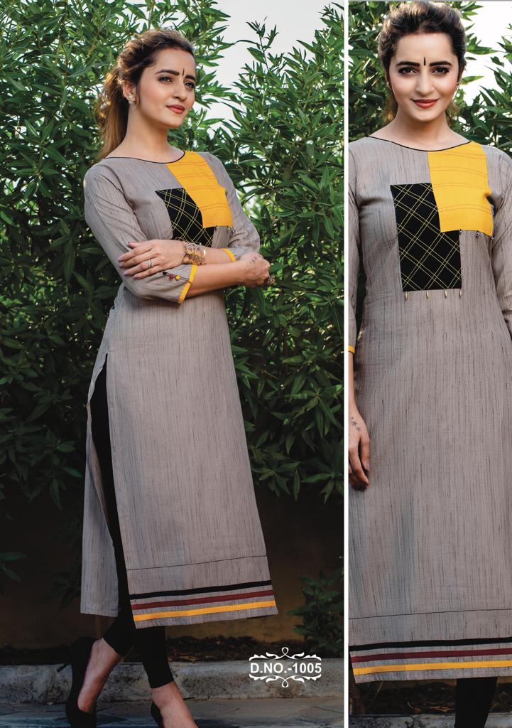 Black Current By Siyaji 1001 To 1008 Series Beautiful Collection Suits Stylish Fancy Colorful Casual Wear & Ethnic Wear Linen Rayon Kurtis At Wholesale Price