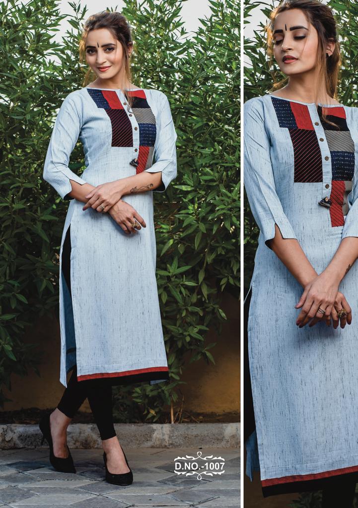 Black Current By Siyaji 1001 To 1008 Series Beautiful Collection Suits Stylish Fancy Colorful Casual Wear & Ethnic Wear Linen Rayon Kurtis At Wholesale Price