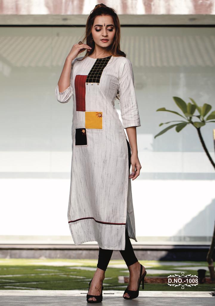 Black Current By Siyaji 1001 To 1008 Series Beautiful Collection Suits Stylish Fancy Colorful Casual Wear & Ethnic Wear Linen Rayon Kurtis At Wholesale Price