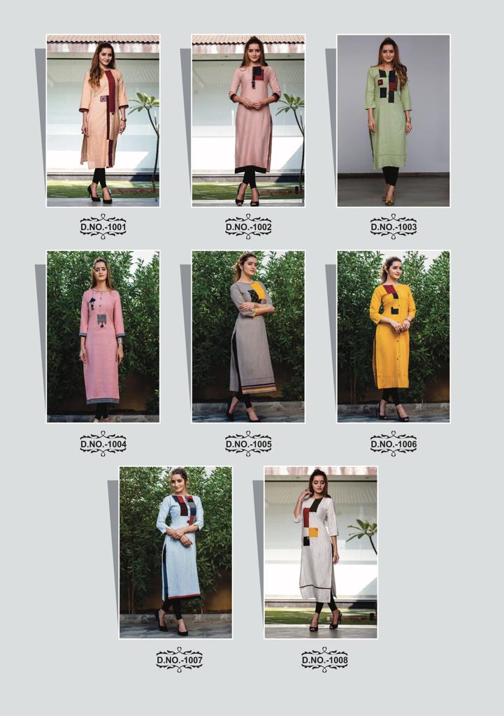 Black Current By Siyaji 1001 To 1008 Series Beautiful Collection Suits Stylish Fancy Colorful Casual Wear & Ethnic Wear Linen Rayon Kurtis At Wholesale Price