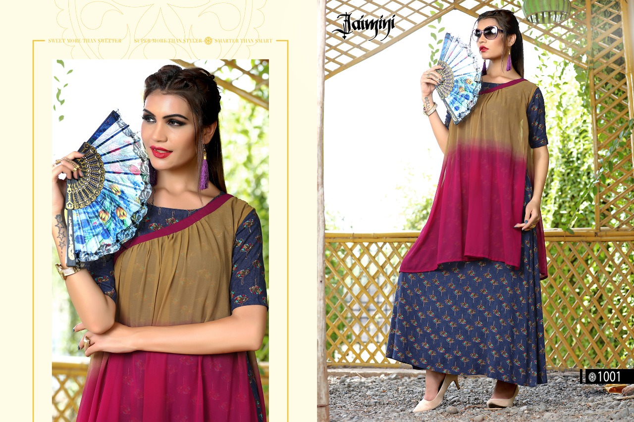 Butterfly Vol-1 Nx By Jaimini 1001 To 1003 Series Designer Beautiful Stylish Fancy Colorful Casual Wear & Ethnic Wear & Ready To Wear Rayon Kurtis At Wholesale Price