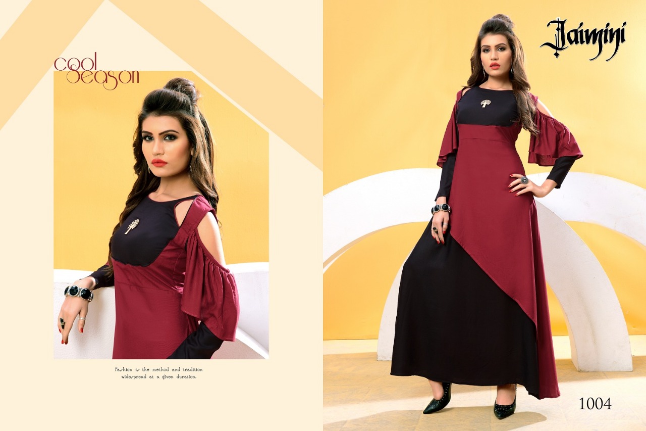 Butterfly Vol-3 By Jaimini 1001 To 1004 Series Designer Beautiful Stylish Fancy Colorful Casual Wear & Ethnic Wear & Ready To Wear Rayon Kurtis At Wholesale Price