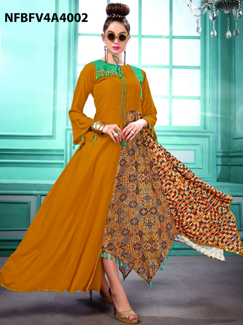 Butterfly Vol-4 By Fashid Wholesale 4001 To 4004 Designer Wear Collection Beautiful Stylish Fancy Colorful Party Wear & Occasional Wear Heavy Rayon Kurtis At Wholesale Price
