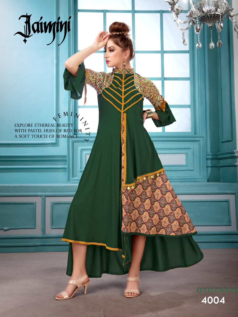 Butterfly Vol-4 By Jaimini 4001 To 4004 Series Designer Beautiful Stylish Fancy Colorful Casual Wear & Ethnic Wear & Ready To Wear Rayon Kurtis At Wholesale Price