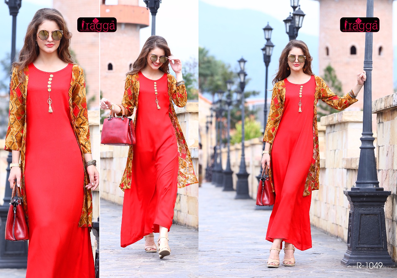 C4u By Ragga 1048 To 1057 Series Designer Beautiful Stylish Colorful Fancy Casual Wear & Ethnic Wear Collection Heavy Rayon Kurtis At Wholesale Price