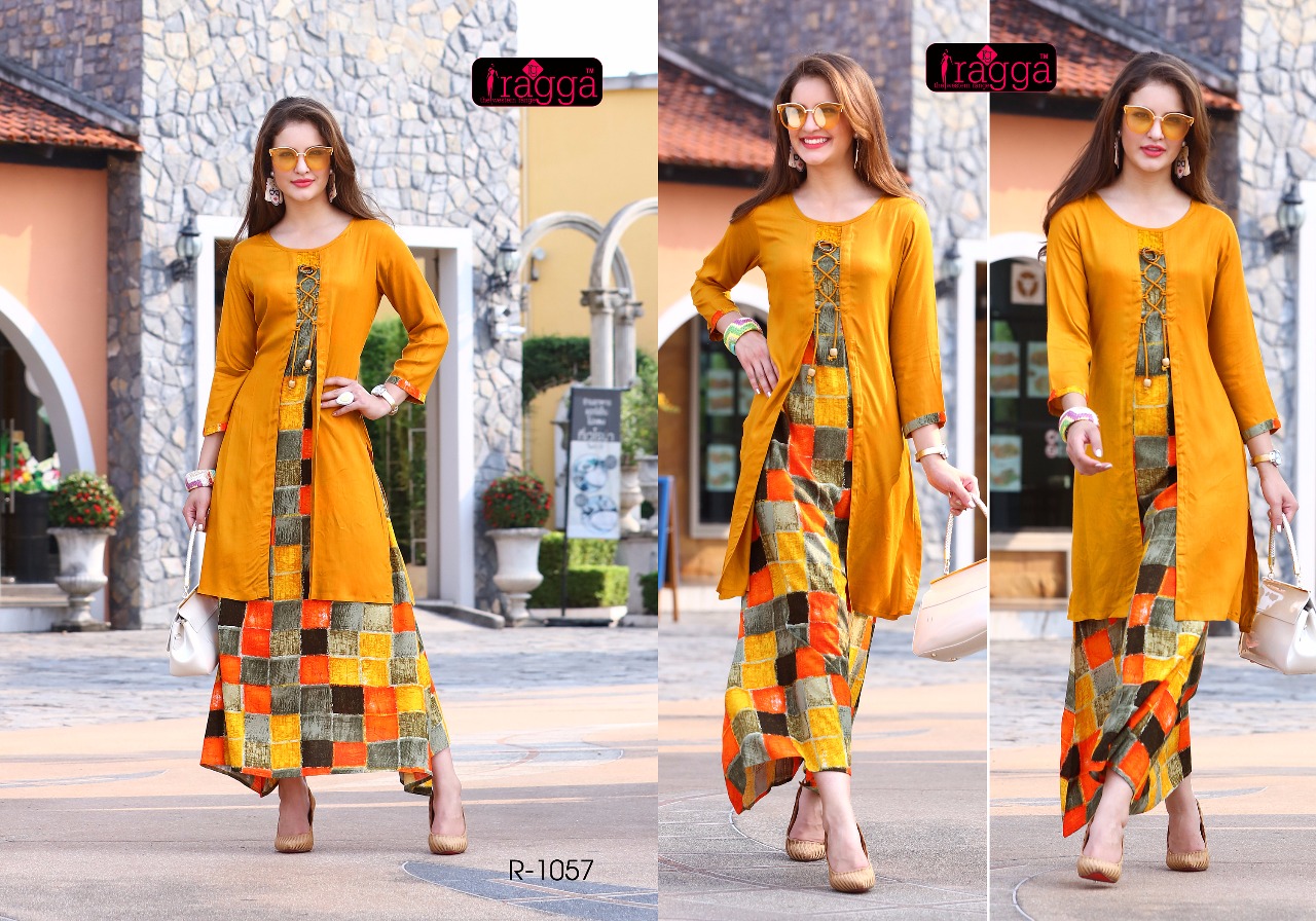 C4u By Ragga 1048 To 1057 Series Designer Beautiful Stylish Colorful Fancy Casual Wear & Ethnic Wear Collection Heavy Rayon Kurtis At Wholesale Price