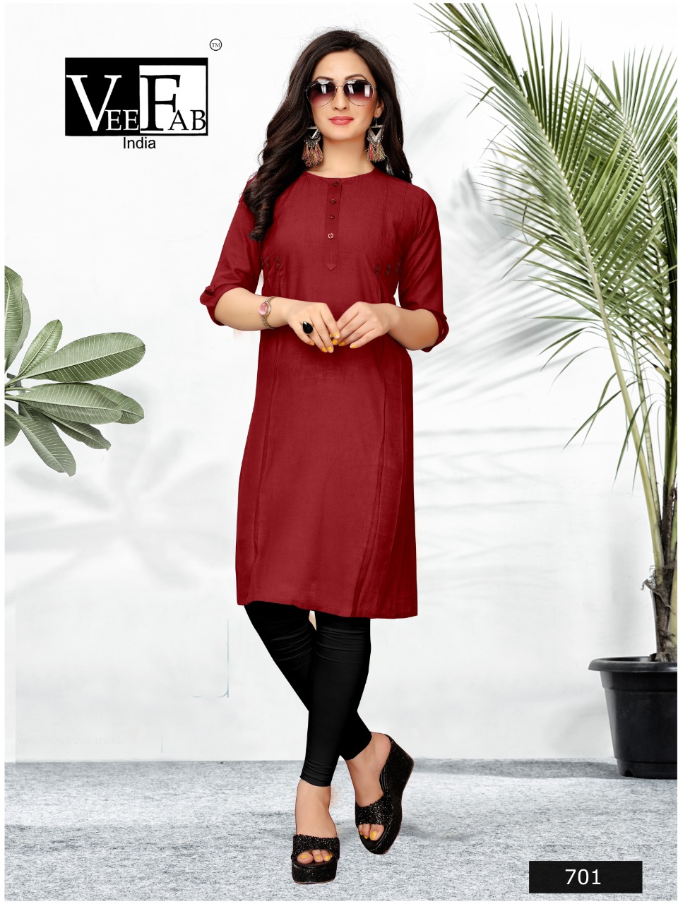 Candy Crush By Vee Fab 701 To 708 Series Beautiful Stylish Fancy Colorful Casual Wear & Ethnic Wear Cotton Slub Kurtis At Wholesale Price