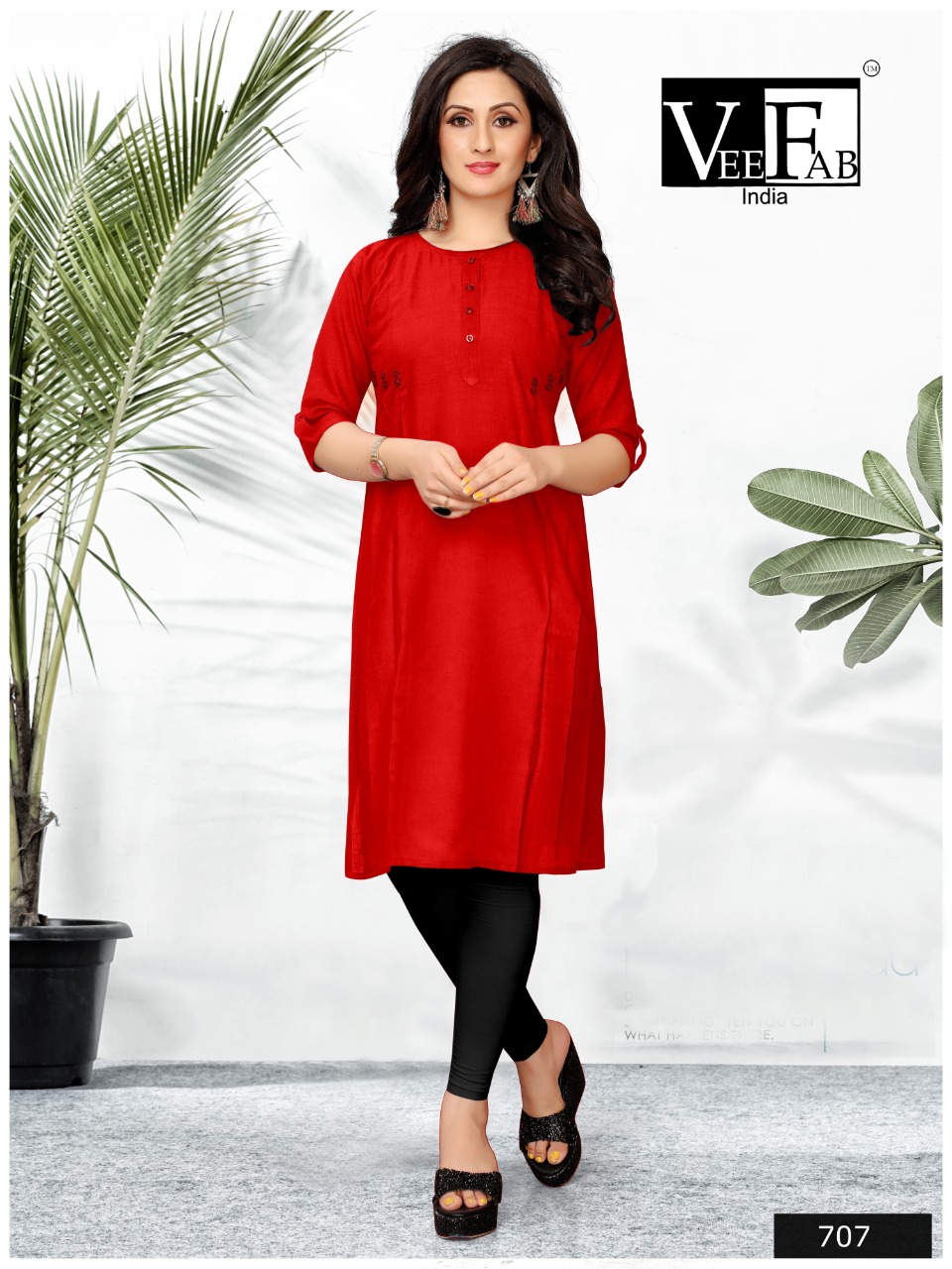 Candy Crush By Vee Fab 701 To 708 Series Beautiful Stylish Fancy Colorful Casual Wear & Ethnic Wear Cotton Slub Kurtis At Wholesale Price